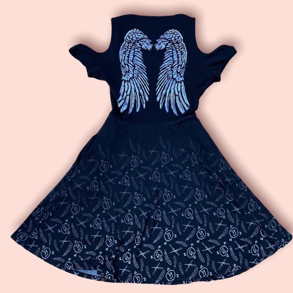 Supernatural Angel Wings Back Dress